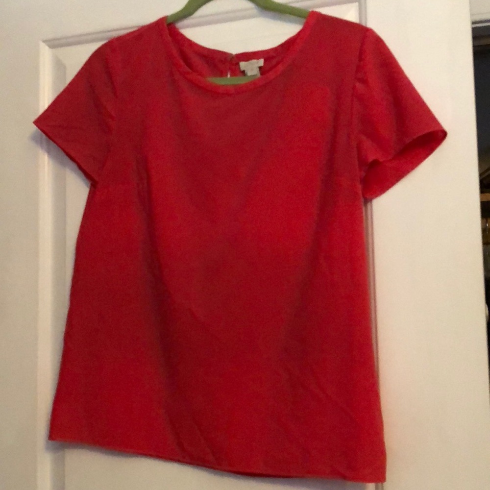 Chiffon short sleeve blouse